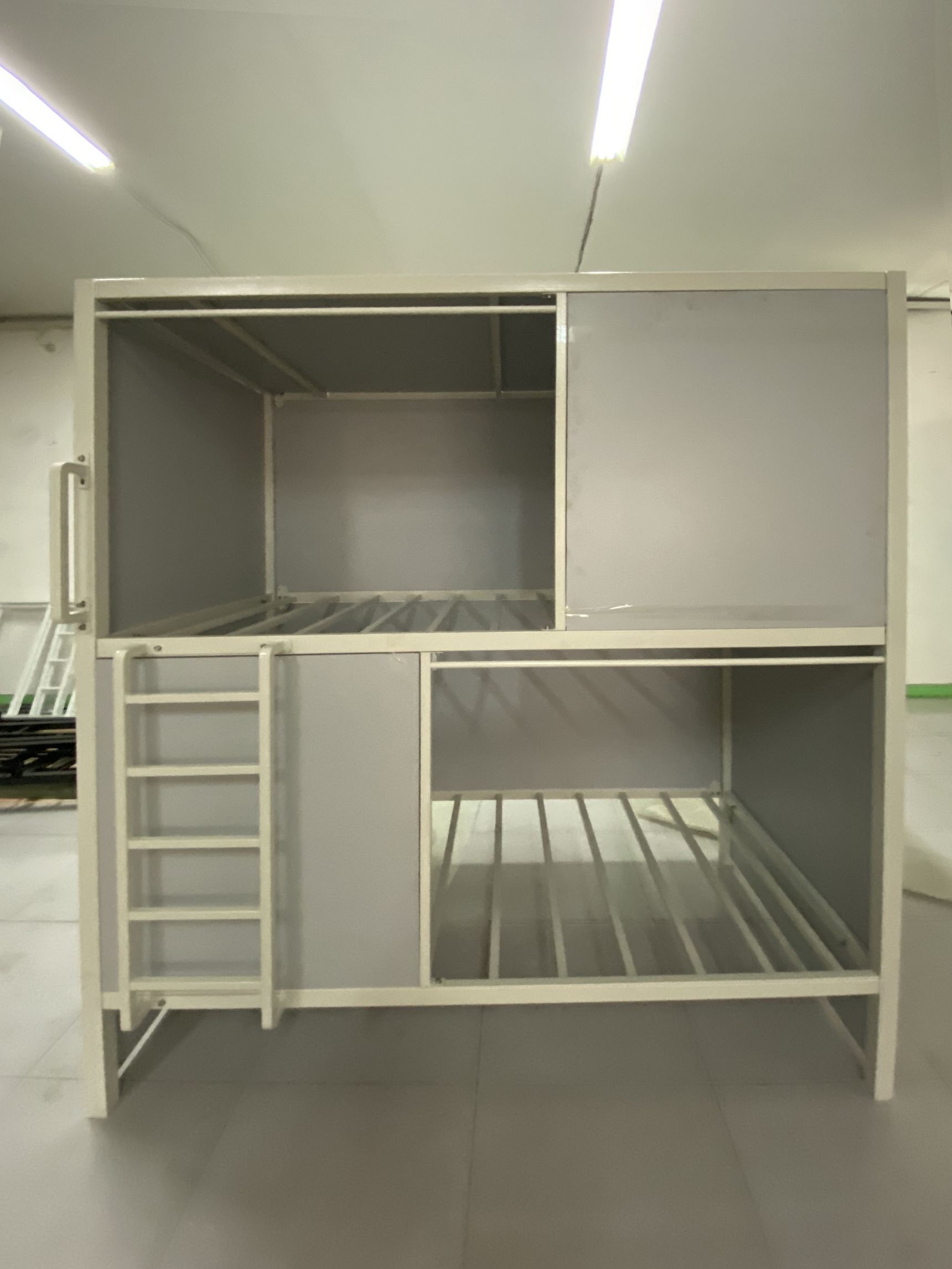 JZD 2019 Hot Sell! Strong Metal Twin Over Full Bunk Bed, Hostel Steel Bunk Bed Hostel Furniture Steel Hostel Beds