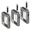 Access Control Turnstile Gate & Coin Acceptor Gate Cost Effective 304 Stainless Steel Half Height Vertical Tripod Turnstile