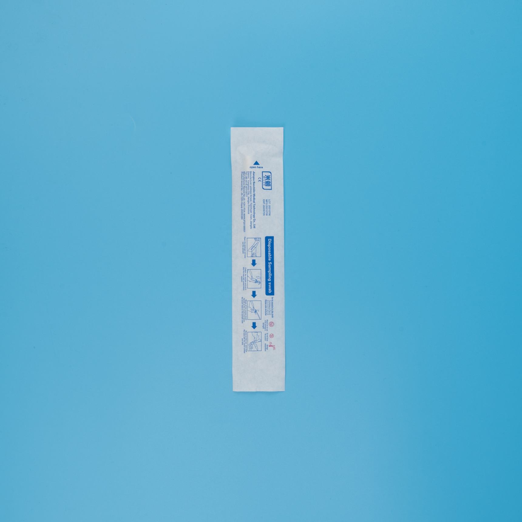 Medical swab sampling swab for  laryngopharyngeal test Otolaryngology swab