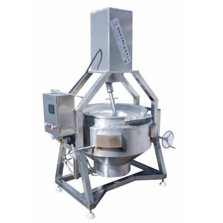 Electric cooking machine with mixer used for meat and vegetables