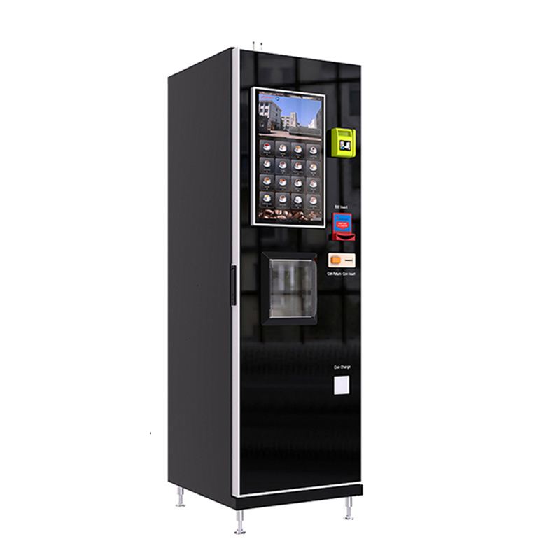 New Commercial Espresso Bean to Cup Coffee Vending Machine With Ice Maker