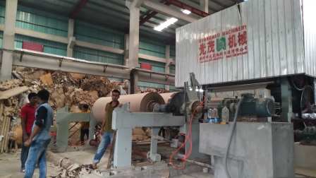 Zhengzhou guangmao machinery recycling waste paper machine and cardboard to make craft paper rolls