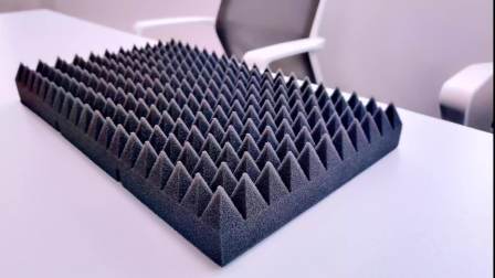 High Density Sound Proofing Acoustic pyramid shaped fire retardant acoustic room treatment soundproof foam