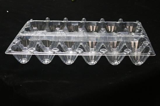 clear plastic egg tray, 12 holes tray