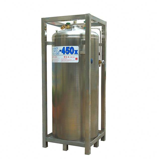 20ft Cryogenic Iso Tank Container For Liquid Oxygen Nitrogen Argon Gas Transportation