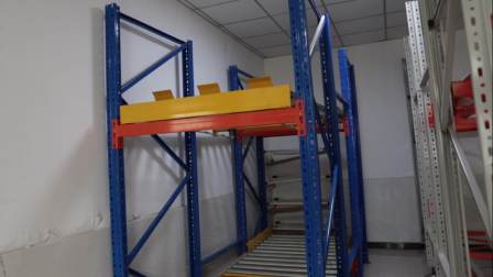 Pallet Flow Racking System Steel Shelf With Roller Tracks Warehouse Rack Storage Shelf
