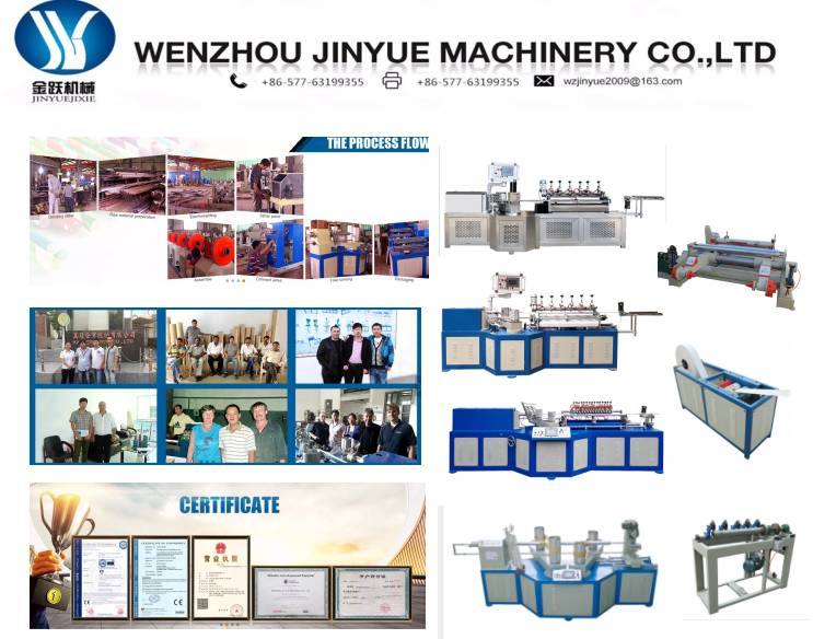 JY-50B Automatic Paper Tube Core Making Machine with 2 Winding Head