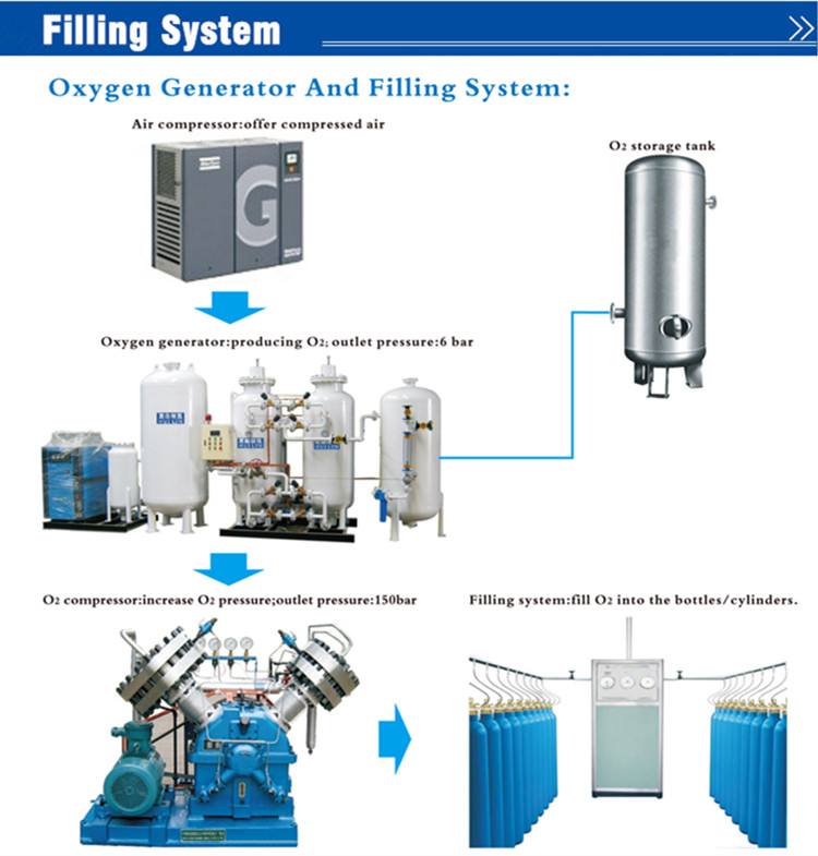 high purity Oxygen Gas Generator Equipment with CE ISO