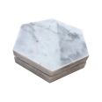 European Home Decorations Creative Chic Sublimation Bar Natural Bamboo Marble Coasters
