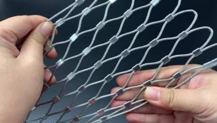 Wire Cable Mesh Rope Mesh Windows Fencing Low Price Galvanized Steel Protection Mesh