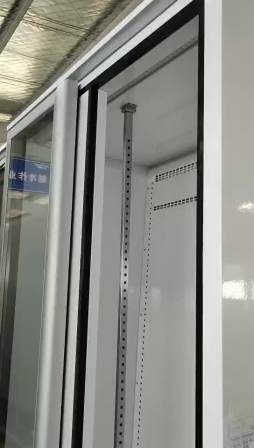 Supermarket Commercial Upright Multideck Display Showcase Glass Door Freezer