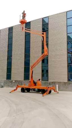 Ce Iso9001 And 8m Best Price Outdoor Trailer Aerial Boom Lift Towable Man Lift For Sale