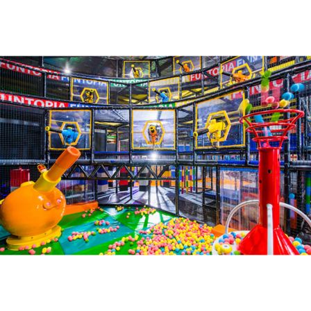 Original Factory Made Kids Ball Throwing Game Machine For Soft Playground