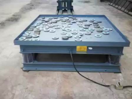 Industrial precast paver Concrete cement small shaker vibrating table