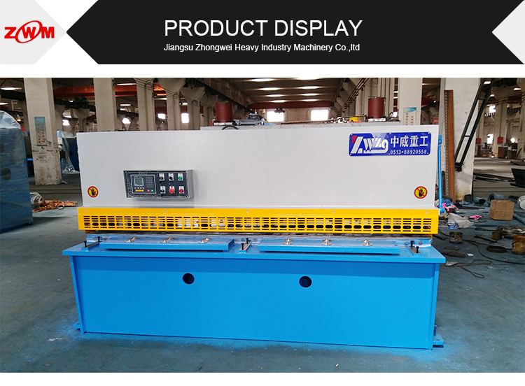 China Factory ce certificate NC E21S Easy Operation QC12y 6x3200 Hydraulic Shearing Machine Price