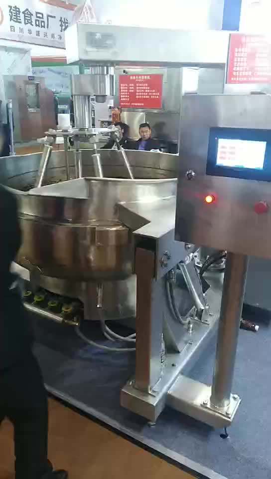 Industrial Curry drumstick cooking pot Scale production processing machine