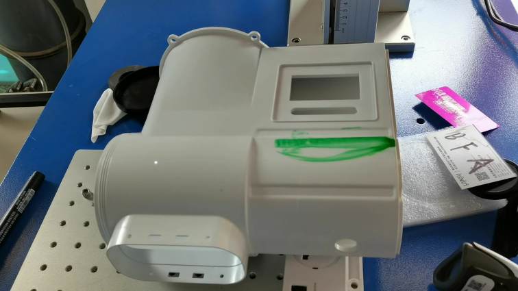 3w 5W 10w  UV flying laser marking machine for marking face mask for production line Plastic laser marking machine