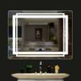 Factory wholesale LED bathroom with light/anti-fog mirror touch switch