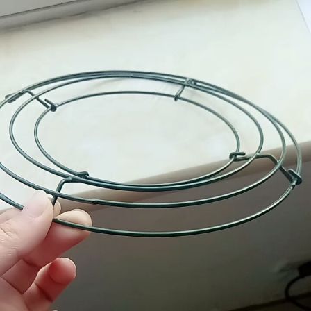 14 inches green wire wreath frame work forms for crafts