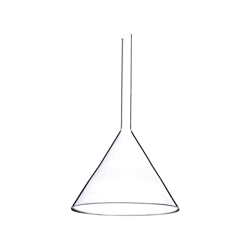 Customizable High temperature processing laboratory glass funnel