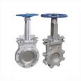 WCB body, stainless steel disc slurry  knife gate valve with hand wheel operation size  4"-6"