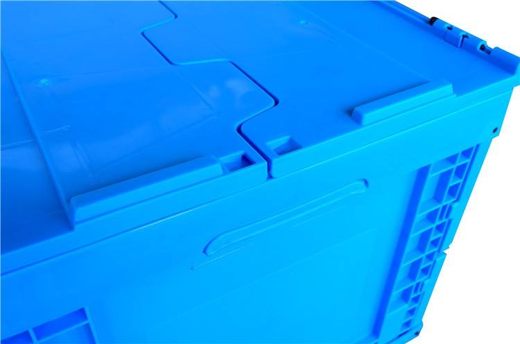 70 litre plastic crate solid box plastic material moving crate foldable container storage tool storage plastic crates orange