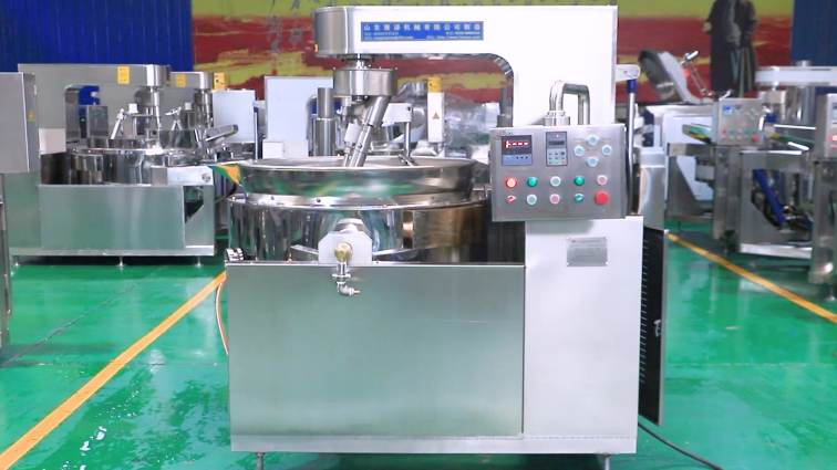 High quality fully automatic pizza sauce machine steam cooking kettle mixer machine for sale