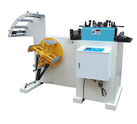 NC Precision Sheet  Metal Roll Straightener leveling Machine with uncoiler thin coil straighten