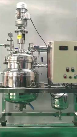 SS316 Laboratory Scale 10L Stainless Steel Chemical Jacketed Reactor