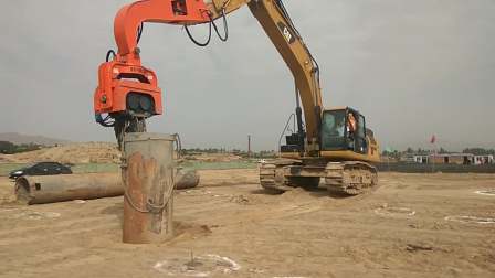 excavator attachment part hydraulic Hammer Pile Driver sheet pile vibro hammer