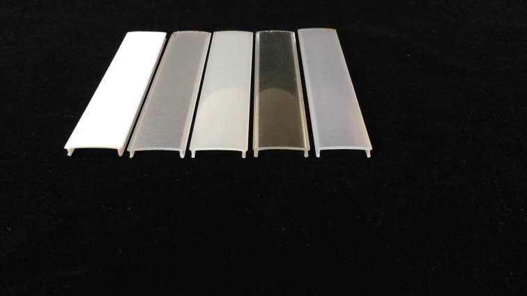 Opal acrylic light diffuser for aluminum led profile in Dongguan