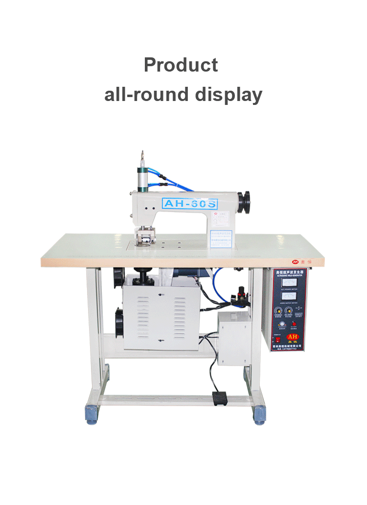 Reliable And Good handkerchief/tablecloth trimming technique AH-60/100/200-S/Q ultrasonic lace sewing machine for fabric//