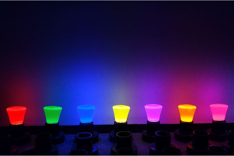 LED color bulb creative colorful flash bulb christmas decoration lighting red light green blue warm yellow orange pink purple li