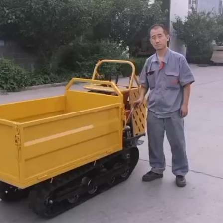 mini diesel dumper 1 ton rubber track carrier