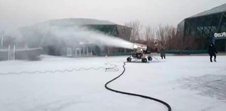 Artificial SnowCool  snow cannon in snow park   0086 19131796866