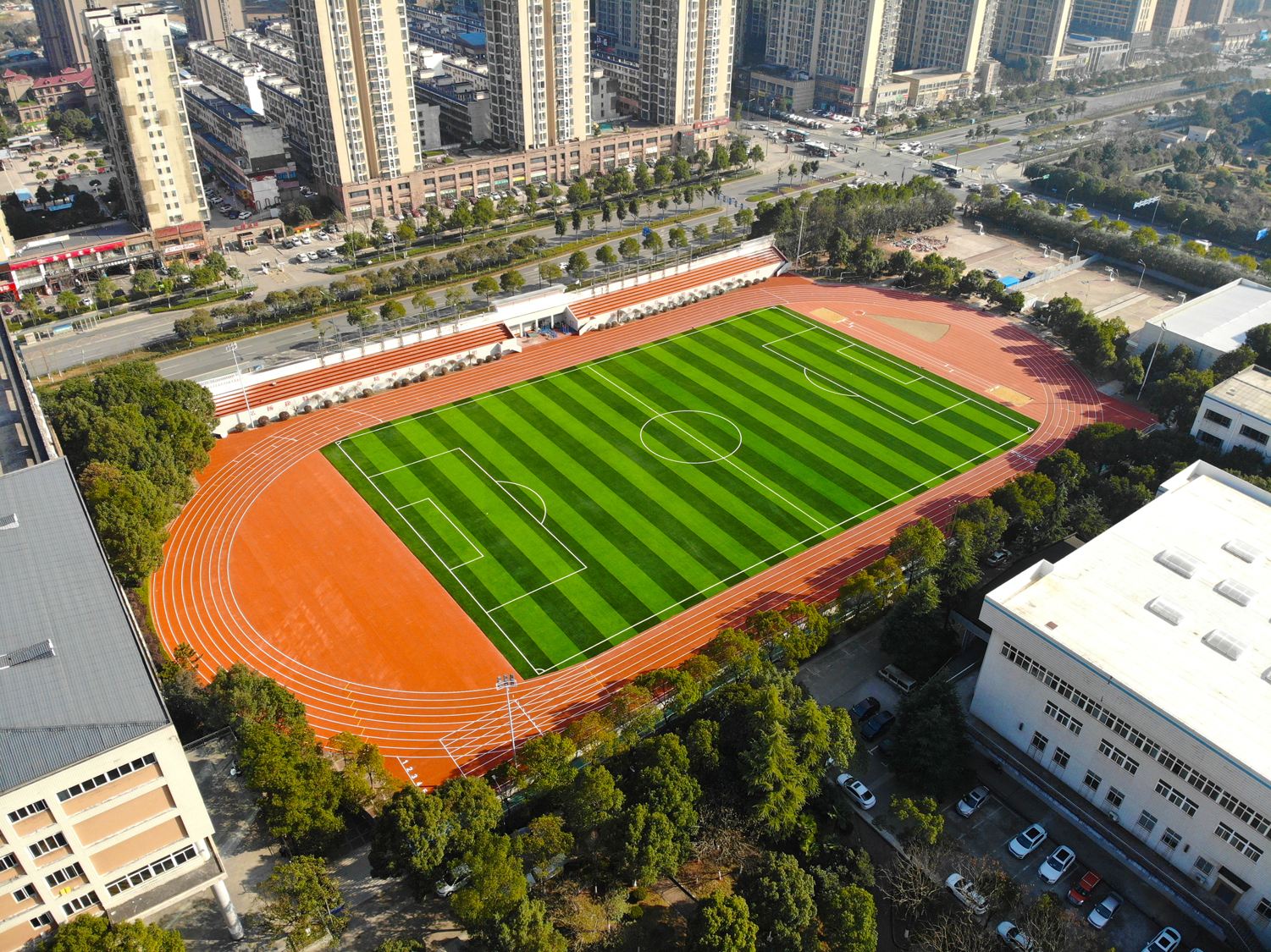 Prefabricated rubber running track  rolls,Olympic Intercontinental Games,Track and field sports training venues
