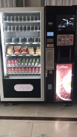 3 in 1 Snacks and Drinks and Hot Fresh Ground Coffee Vending Machine LE209C