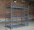 JZD Durable Stainless Easy Assembly Steel Bunk Bed High Quality Metal Double Decker Bed Bunk With Curtain