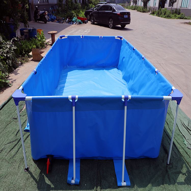 kids baby outdoor inflatable plastic swimming pools with metal frame for sale