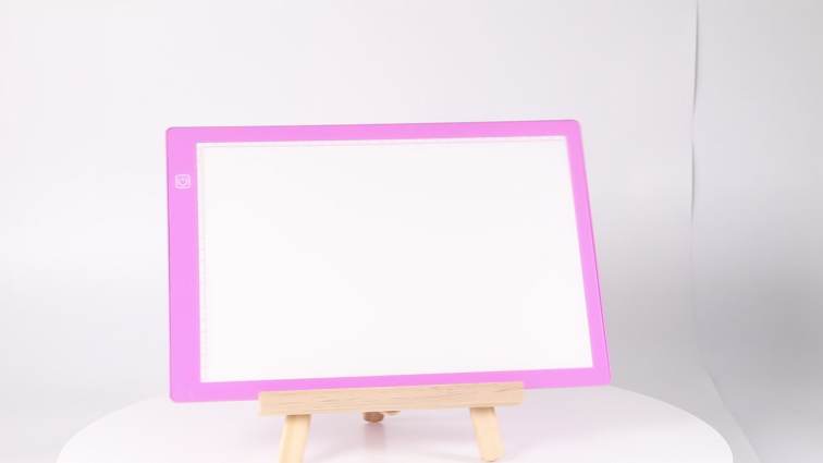 2020 New Product A4 Acrylic Pink LED drawing board magnetic Light Box LED Drawing pad light tracing Sketching drawing toys