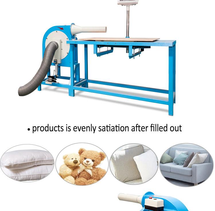 2021 High performance low noise memory foam wool fiber toy cotton filling machine for sale with CE certification