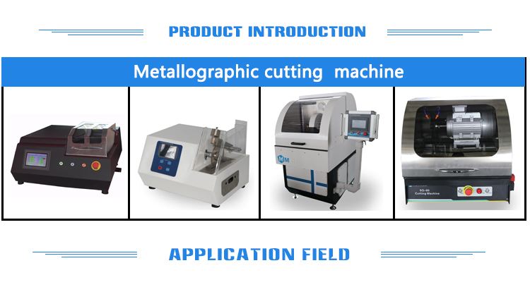 LCD touch screen High spindle rotation speed Metal-100 Automatic Metallographic  cutting machine