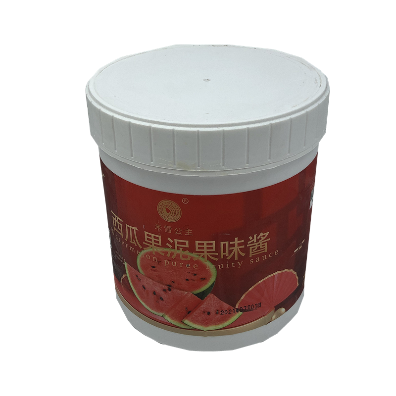 Premium Watermelon Jam 1.2kg Natural Jam Fruit Sauce Fruity Flavor Raw Material for Milk Tea Milkshake Dessert Beverage