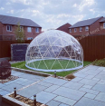3.6m clear transparent outdoor garden plastic igloo dome tents for dning/cafe