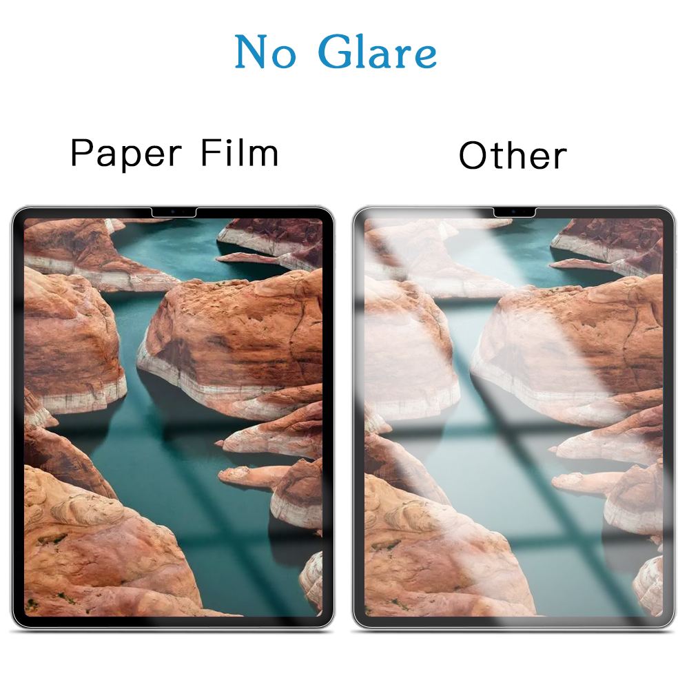 Amazon Hot Anti-glare Paper Feeling Film Like Tablet Screen Protector for iPad 10.2
