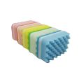Wave Shape Dish Wash Non-abrasive Scrubber Cleaning Sponge Shower Sponge for Cleaning Body,kitchen Use Microfiber Customized