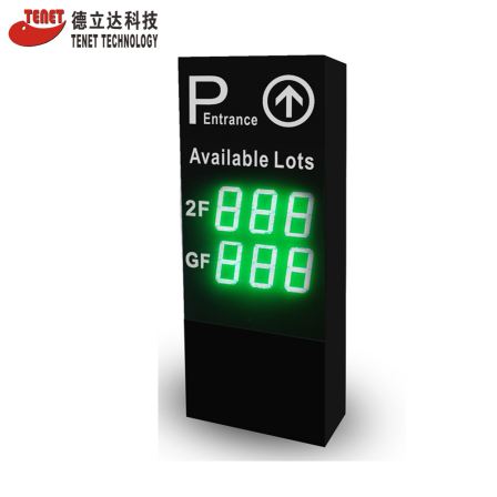 Factory price green color outdoor led display for smart parking guidance system