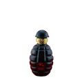 Wholesale Price High End Grenade Shape Glass Bottle Vodka Whisky Glass Bottle With Screw Top