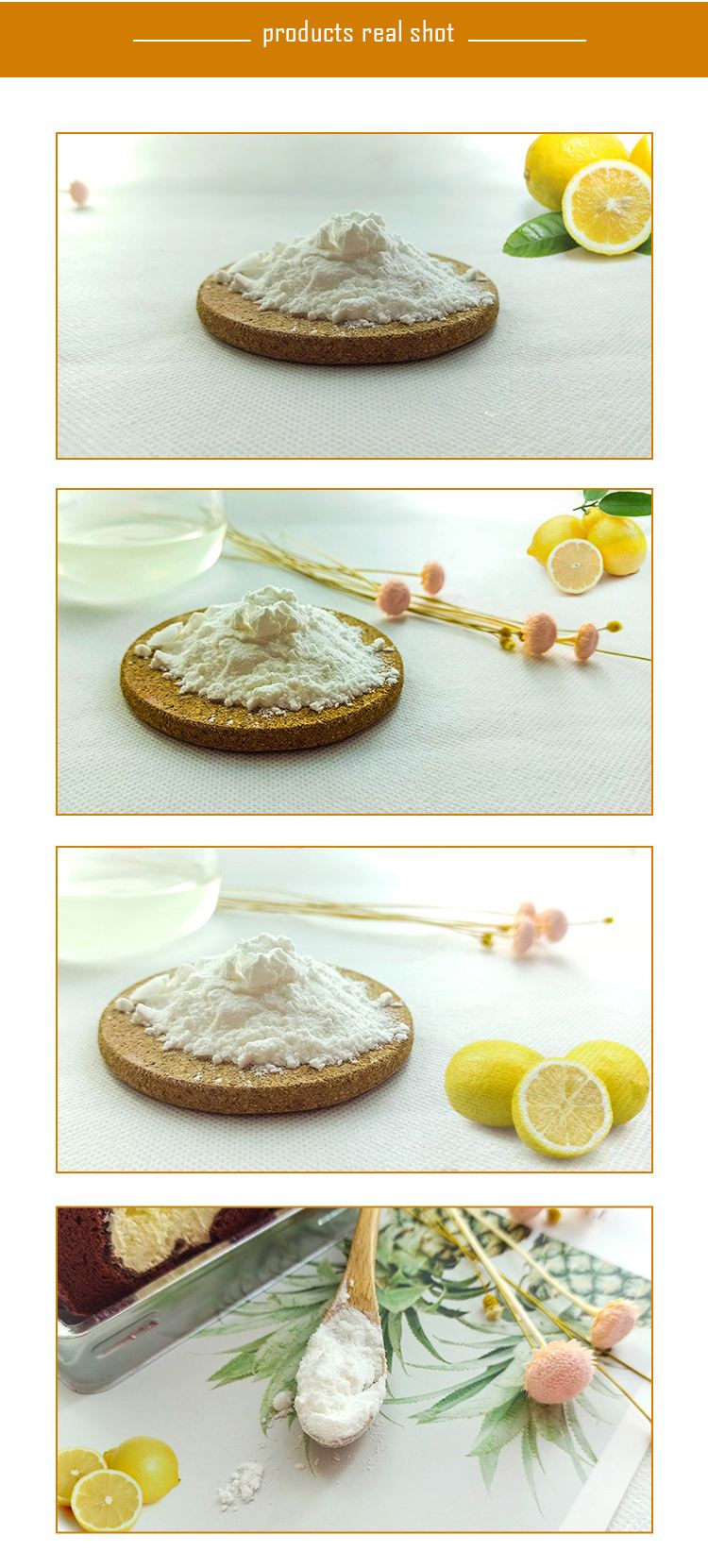 High Grade Organic Instant Extract Juice Lemon Flavour Powder
