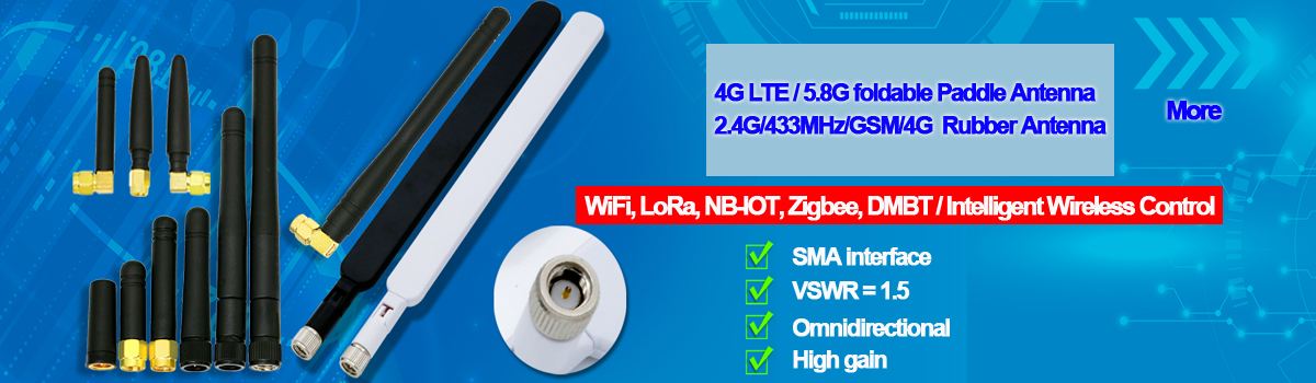Full Band LTE 4G 3G GSM high gain folding omnidirectional paddle rubber antena Jammer Antenna for Mobile Phone 5G Wi-Fi Gps